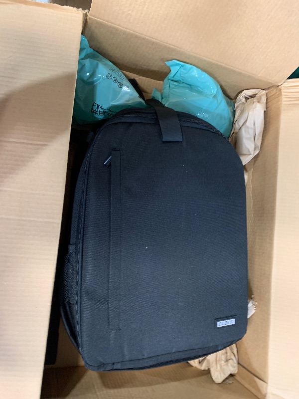 Photo 1 of CADeN Camera Backpack Bag Professional for DSLR/SLR Mirrorless Camera Waterproof, Camera Case Compatible for Sony Canon Nikon Camera and Lens Tripod Accessories (Large, 5.0 Black)