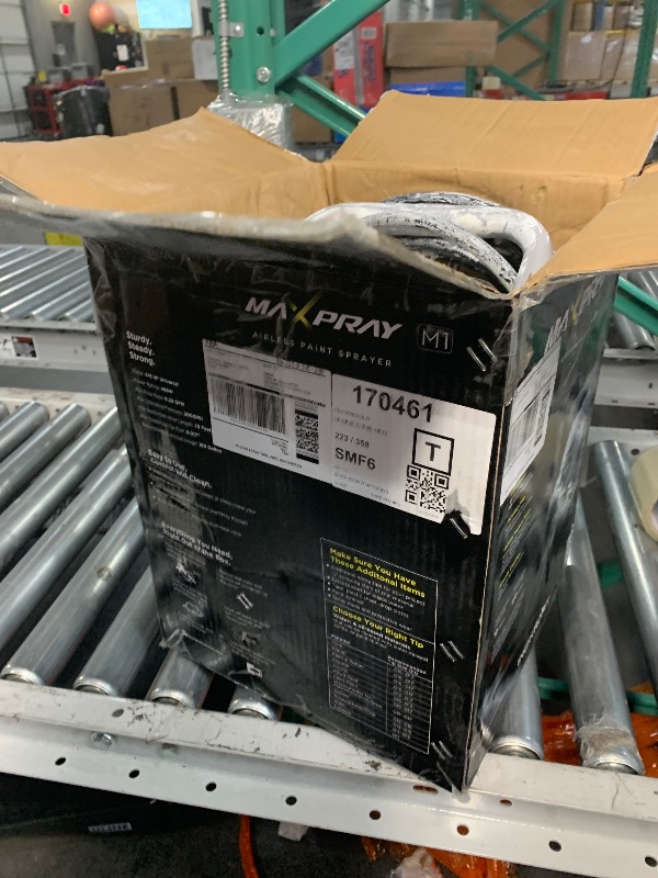 Photo 1 of (Used)(incomplete) MaXpray M1 Airless Paint Sprayer, Highly Efficient Thinning-Free Minimal Overspray for Up to 10 Gallon DIY Painting Projects