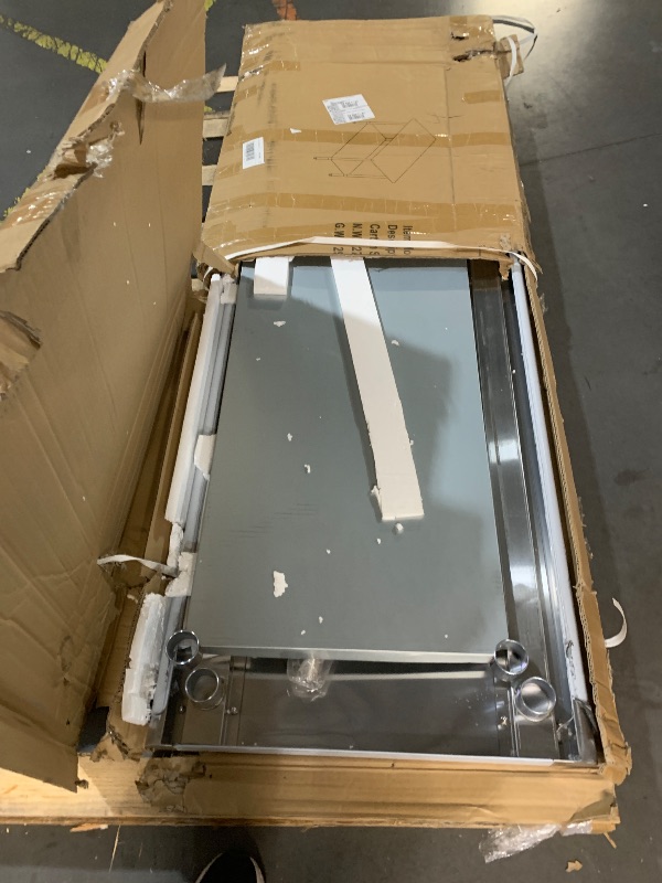 Photo 1 of Atronor Stainless Steel Table for Prep & Work, NSF Metal Commercial Heavy Duty Table with Adjustable Under Shelf and Foot for Restaurant, Home and Hotel (24x72in)