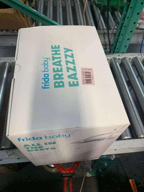 Photo 1 of ***(PARTS ONLY/ MAJOR DAMAGE)***Frida Baby 3-in-1 XL Top Fill Humidifier for Bedroom, Allergy Relief, 6L Tank Cool Mist Humidifier for Large Rooms + Diffuser, Nightlight, Auto Shut-Off, Quiet, Carry Handle, Essential Oil Diffuser