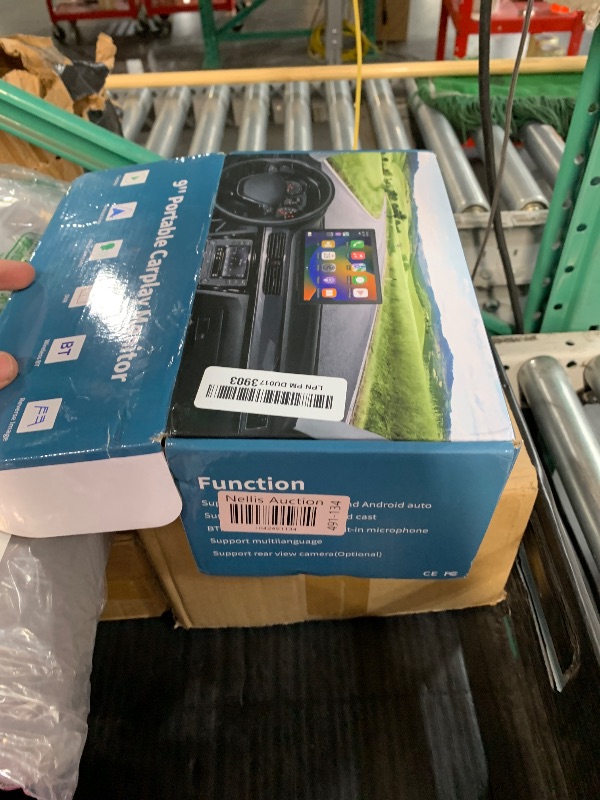 View 3 of ***PARTS ONLY****Wireless Carplay with 4K Dash Cam, 9" Portable Carplay Screen for Car, Apple Carplay & Android Auto Car Satellite Radio with 1080P Backup Camera, GPS Navigation/Mirror Link/Voice Control/Bluetooth