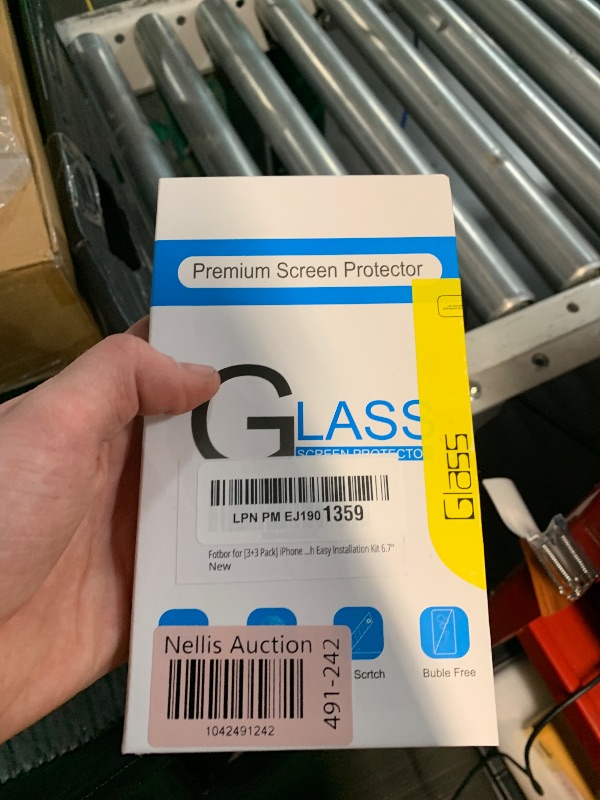 Photo 1 of Fotbor for [3+3 Pack] iPhone 13 Pro Max Screen Protector with Camera Lens Protector, 9H Tempered Glass Case Friendly Film with Easy Installation Kit 6.7''