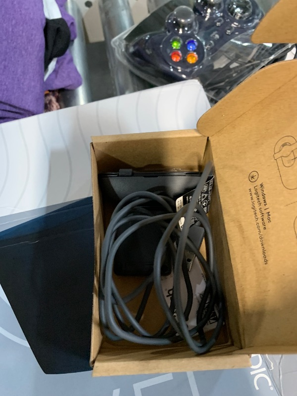 Photo 1 of Logitech Brio 101 Full HD 1080p Webcam for Meetings, Streaming, Desktop, Laptop, PC - Built-in Mic, Shutter, USB-A, Teams, Zoom - Black