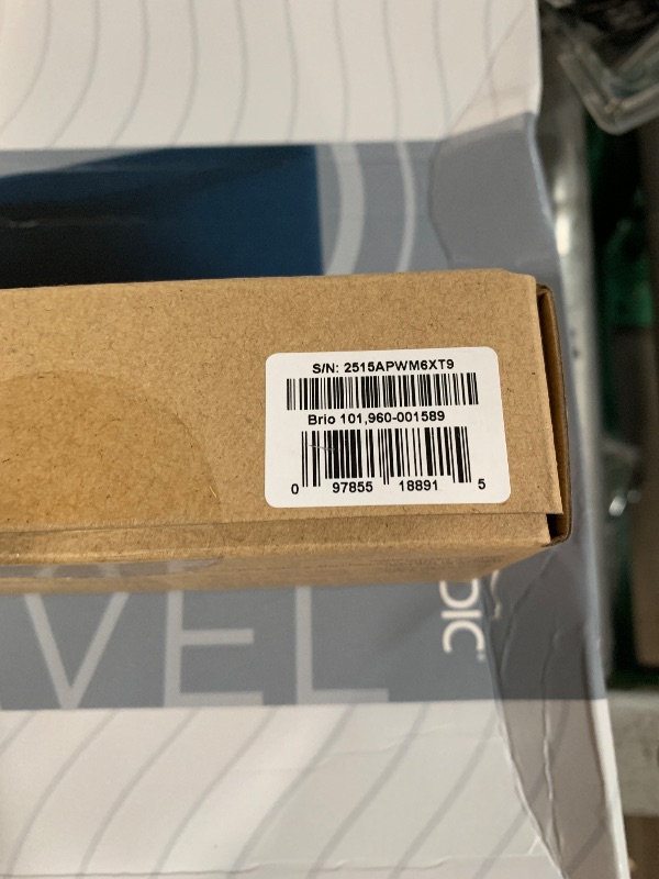 Photo 1 of Logitech Brio 101 Full HD 1080p Webcam for Meetings, Streaming, Desktop, Laptop, PC - Built-in Mic, Shutter, USB-A, Teams, Zoom - Black