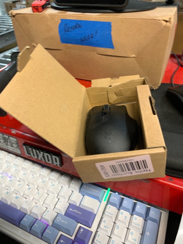 Photo 1 of *** Missing dongle*** 
Razer Naga V2 HyperSpeed Wireless MMO Gaming Mouse: 19 Programmable Buttons - HyperScroll Technology - Focus Pro 30K Optical Sensor - Mechanical Mouse Switches Gen-2 - Up to 400 Hr Battery Life