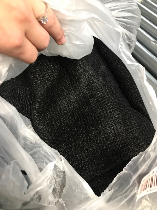Photo 1 of Trampoline Net Replacement Trampoline Safety Round Frame Enclosure Weather Resistant Breathable Net with Double Headed Zippers(8 Straight Poles,15 FT)