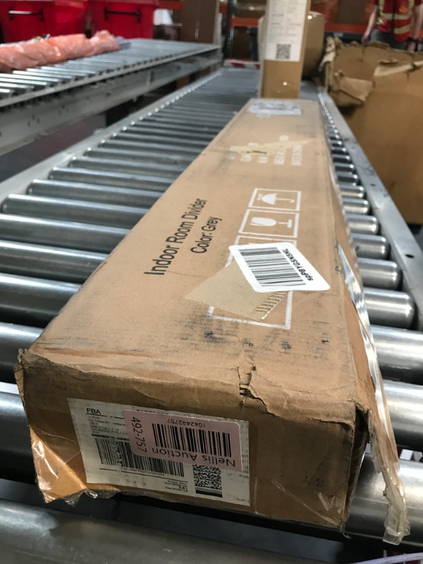 Photo 1 of MAYOLIAH 4 Panel Room Divider Screen 6Ft Tall Foldable Privacy Dividers Indoor Wall Partition Room Separator Grey