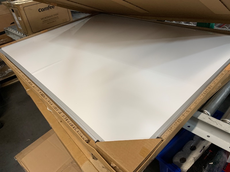 Photo 1 of ** TRUCK/TRAILER PICKUP ONLY*** Amazon Basics Magnetic Whiteboard/Dry Erase Board, 36 x 48-inch, Aluminum Frame, Silver/White