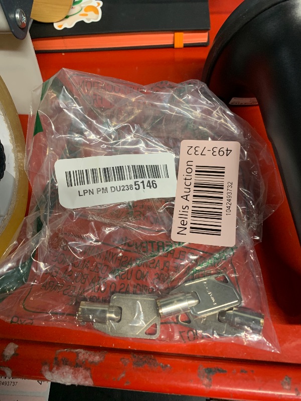 Photo 1 of (3) KeyPower 2001-2100 Keys for Sentry Safe Lock Boxes, Tubular Barrel Round Ace Key, Pre-Cut to Your Code: 2020