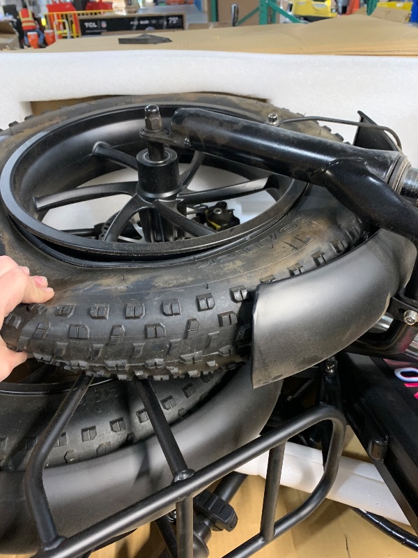 Photo 1 of **PARTS ONLY MISSING PEDALS**POSSIBLY OTHER PARTS AS WELL**
Windone S16 Electric Bike for Adults, 750W Peak Motor Ebike with 48V/13Ah Removable Battery, Max 22MPH Speed & 50 Miles Range (PAS), 16" x 4.0 Fat Tire and Shock Absorber,UL Certified