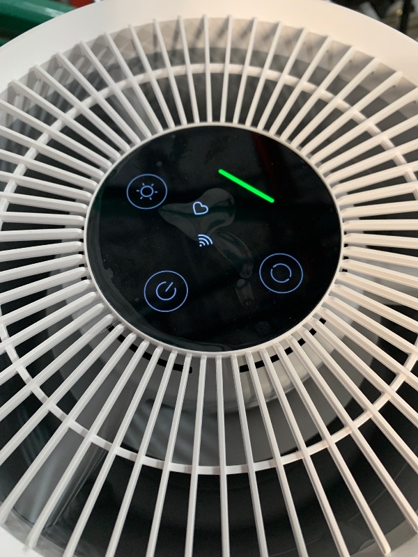 Photo 1 of (NOT WIFI ENABLED) (POWER TESTED) (MISSING FILTER) Sans HEPA 13 Air Purifier - White - 1560ft² Ultra-Quiet Home Air Purifier, Pre-Filter, Activated Carbon, UV-C Light, Protect from Odors, Smoke, Pollutants, Allergens, Dust, Dander, Harmful Chemicals