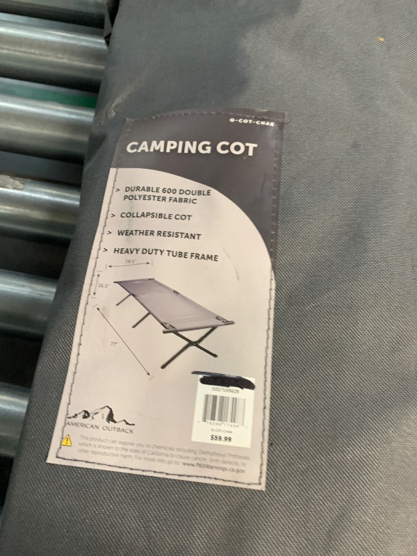 Photo 1 of (Used)(incomplete)American Outback Camping Cot
