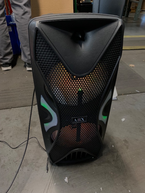 Photo 1 of ***STOCK PHOTO REFERENCE ONLY*** Audiobox Dual 8" Woofer Rechargeable Tower Speaker