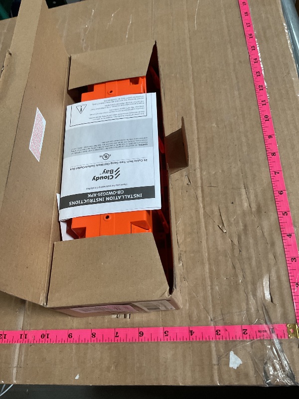 Photo 1 of [3 Pack] CLOUDY BAY Two Gang Electrical Outlet Box,25 Cubic Inch Junction Box,Old Work Box,UL Listed