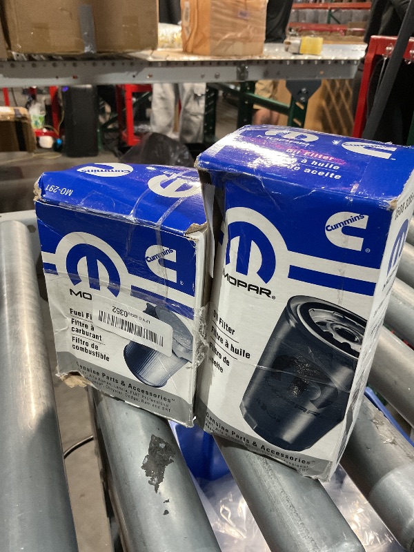 Photo 1 of (See all images)Mopar Genuine OEM Filters Bundle, Dodge Ram 6.7L Cummins Diesel Filter set; Fuel/Water Separator Filter 