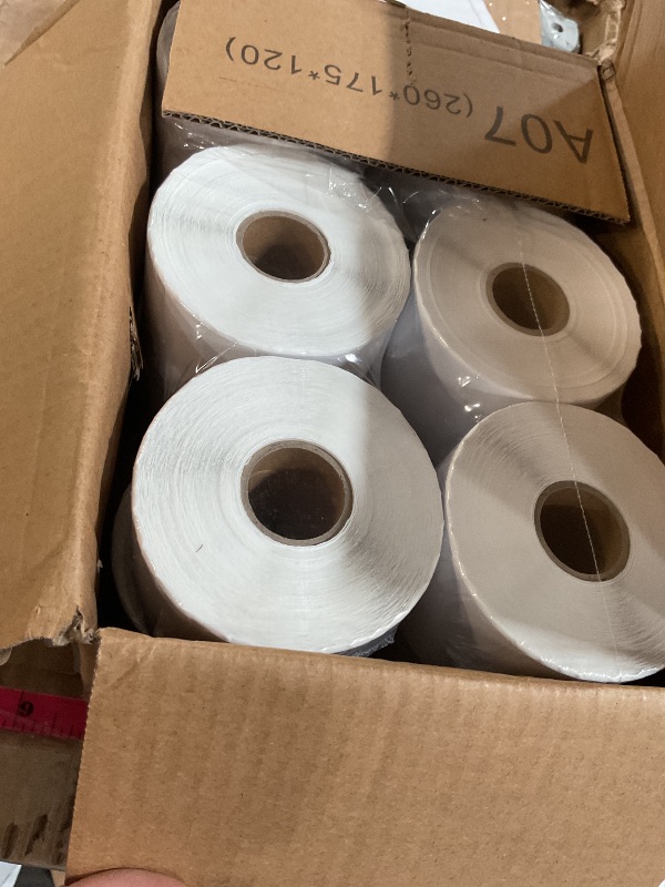 Photo 1 of ?15600 Labels/12 Rolls? Labelebal 2" x 1" Direct Thermal Label (51mm x 25mm) Multipurpose Shipping Address Barcodes Labels Compatible for Zebra & Rollo Desktop Label Printer (1300 Labels/Roll)