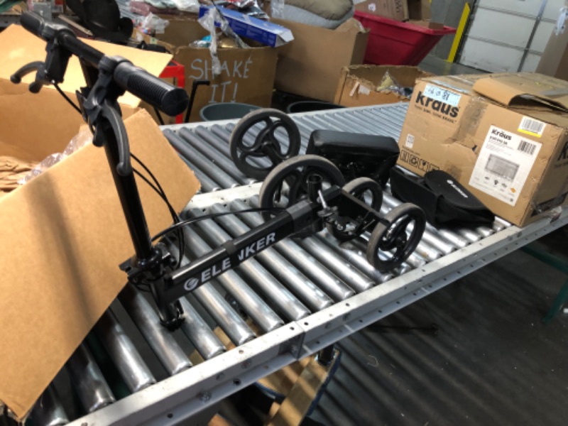 Photo 1 of ***INCOMPLETE - SEE COMMENTS***
ELENKER Steerable Knee Walker Deluxe Medical Scooter for Foot Injuries Compact Crutches Alternative (Bright Black)