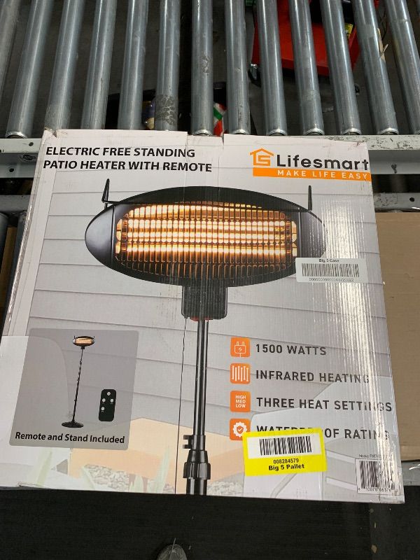 Photo 1 of ***NONREFUNDABLE**FOR PARTS ONLY**
Lifesmart Freestanding Patio Infrared Heater with Remote