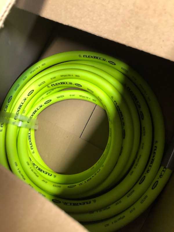 Photo 1 of  Garden Hose, 5/8" x 75', 3/4" - 11 1/2 GHT Fittings, GREEN