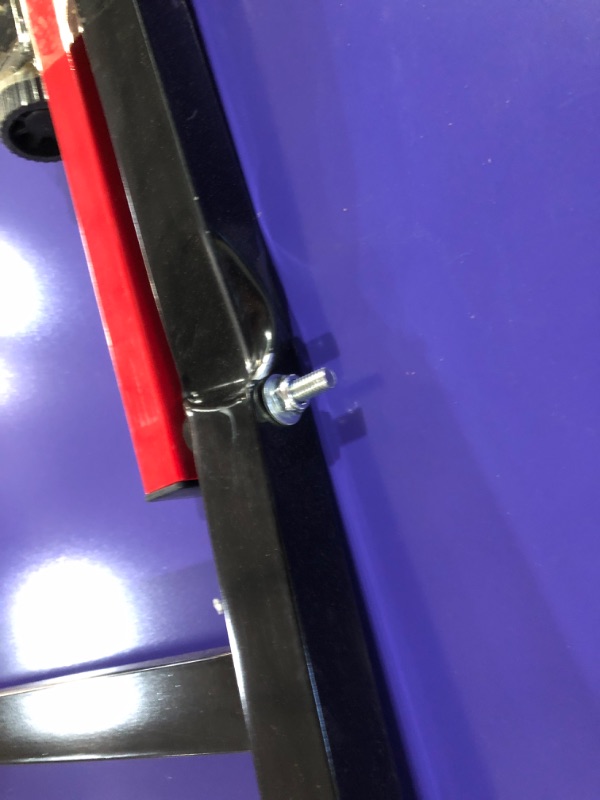 Photo 1 of ***TRUCK/TRAILER PICKUP ONLY - MAJOR DAMAGE - INCOMPLETE - MISSING PARTS - SEE PICTURES***
Mid-Size Table Tennis Table, Foldable & Portable Professional Ping Pong Table for Indoor & Outdoor Games with Net, 2 Table Tennis Paddles and 3...
