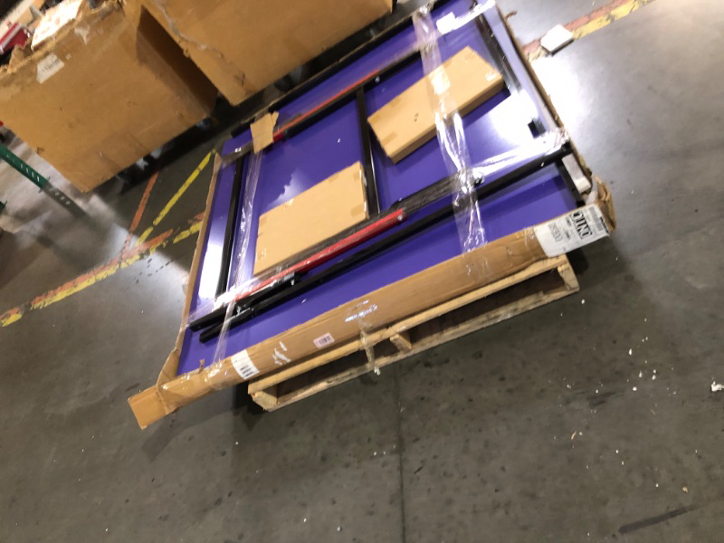 Photo 1 of ***TRUCK/TRAILER PICKUP ONLY - MAJOR DAMAGE - INCOMPLETE - MISSING PARTS - SEE PICTURES***
Mid-Size Table Tennis Table, Foldable & Portable Professional Ping Pong Table for Indoor & Outdoor Games with Net, 2 Table Tennis Paddles and 3...
