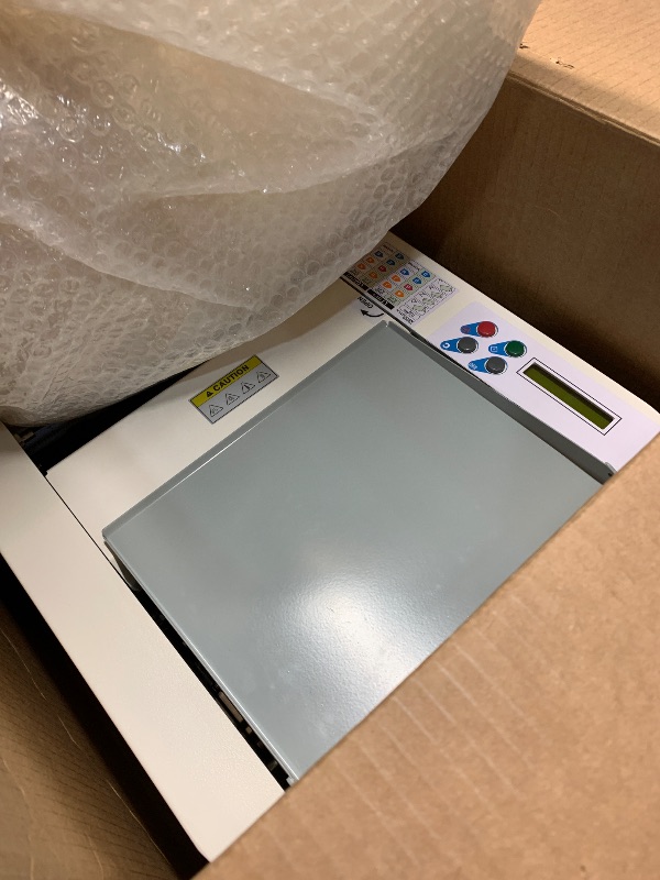 Photo 1 of (used)(damaged)(missing manual) Formax FD 300 Document Folder, LCD Control Panel with 3-Digit Resettable Counter, Folds Up to 7400 Sheets per Hour