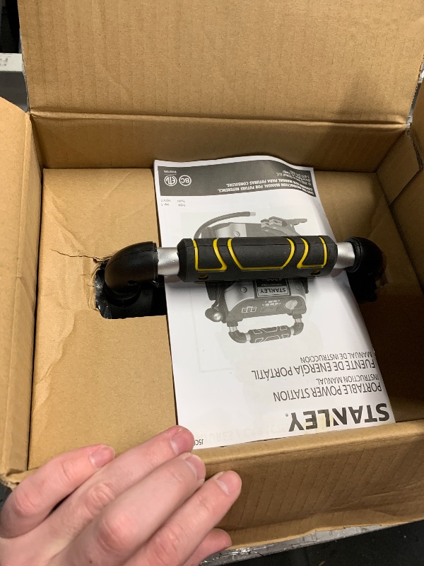 Photo 1 of ***FINAL SALE/PARTS ONLY ITEM*** Stanlety J5C09D 1200 Peak Amp Automotive Jump Starter, Portable Power – 2.1A/10W USB Port, 120 PSI Air Compressor