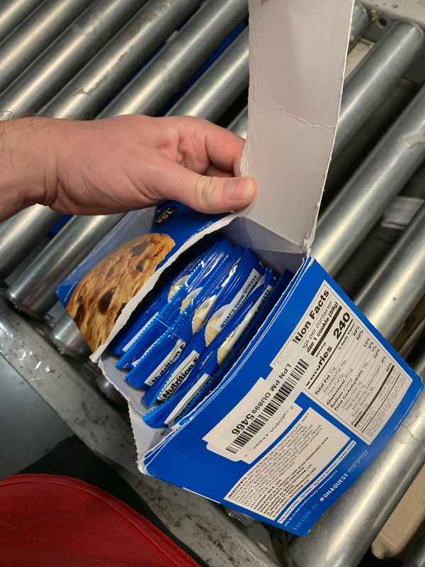 Photo 1 of ***9 COOKIES, NONREFUNDABLE, BEST BY 6/13/25*** Quest Nutrition 15g Protein Cookie - Chocolate Chip Cookie - 12 Pack
