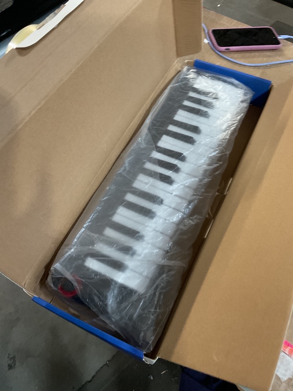 Photo 1 of USB MIDI Keyboard Controller MINI 32-Key, Donner N-32 with Screen, Sequencer, Chord, Bend Sound Effects By Light-up Joystick for Mac/PC, Music Production Software, 40 Teaching Courses