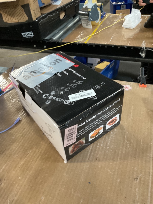 Photo 1 of KINGEAGLE Food Grinder Attachment for KitchenAid Mixers,Stainless Steel Dishwasher Safe Meat Mincer Accessories Set Included 3 Sausage Stuffer Tubes