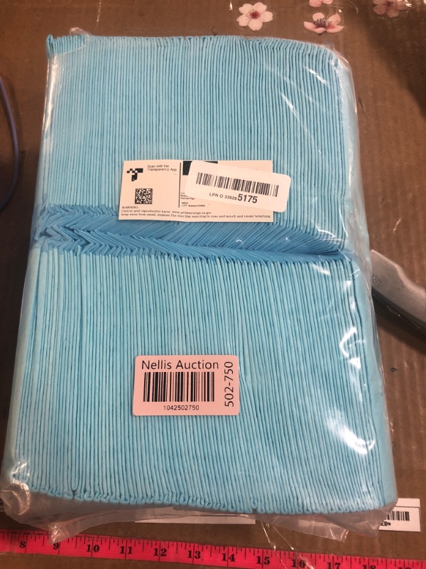 Photo 1 of (100 Pads) CalPalmy Ultra Absorbency Pet Toilet Training Pads 18" x 13" Moisture Locking Technology Turns Liquid into Gel - Perfect for Rabbits and Guinea Pigs