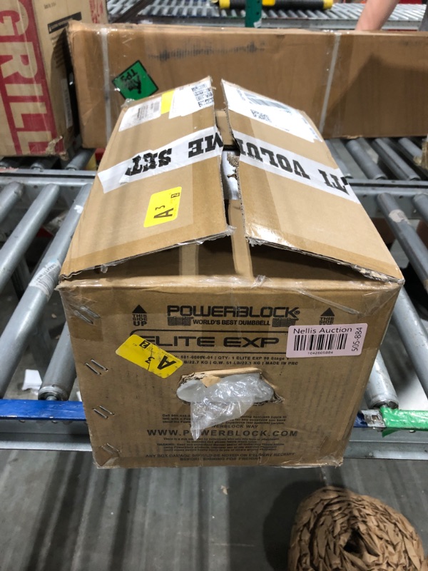 Photo 1 of ***ONLY ONE***PowerBlock Elite EXP Adjustable Dumbbells, Sold in Pairs, Stage 1, 5-50 lb. Dumbbells, Durable Steel Build, Innovative Workout Equipment, All-in-One Dumbbells, Expandable with Expansion Kits