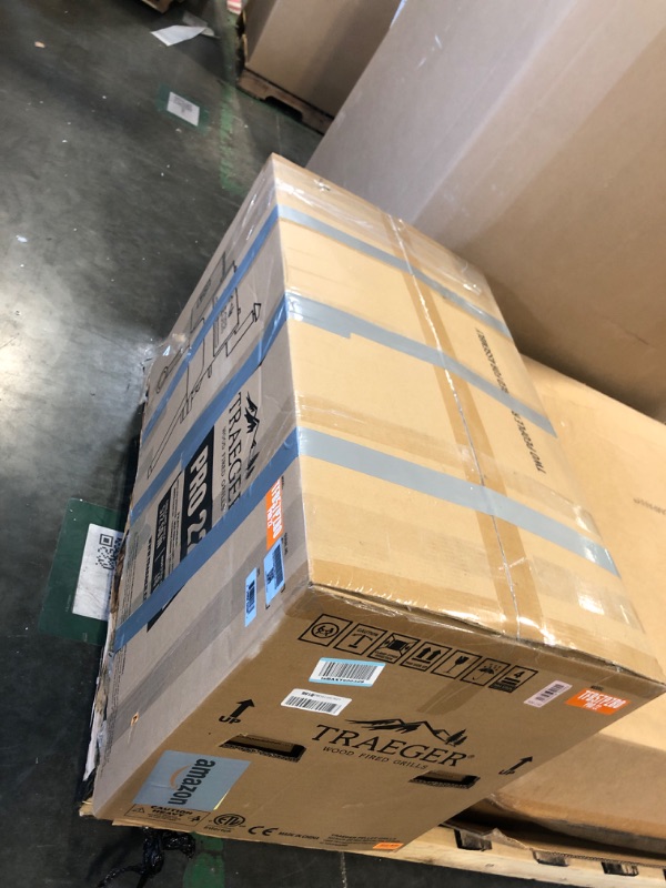 Photo 1 of Traeger Grills Pro 22 Wood Pellet Grill & Smoker, Electric Pellet Smoker Grill Combo, 6-in-1 BBQ Versatility, 572 sq. in. Grilling Capacity, Meat Probe, 450 Degree Max Temperature, 18LB Hopper, Bronze