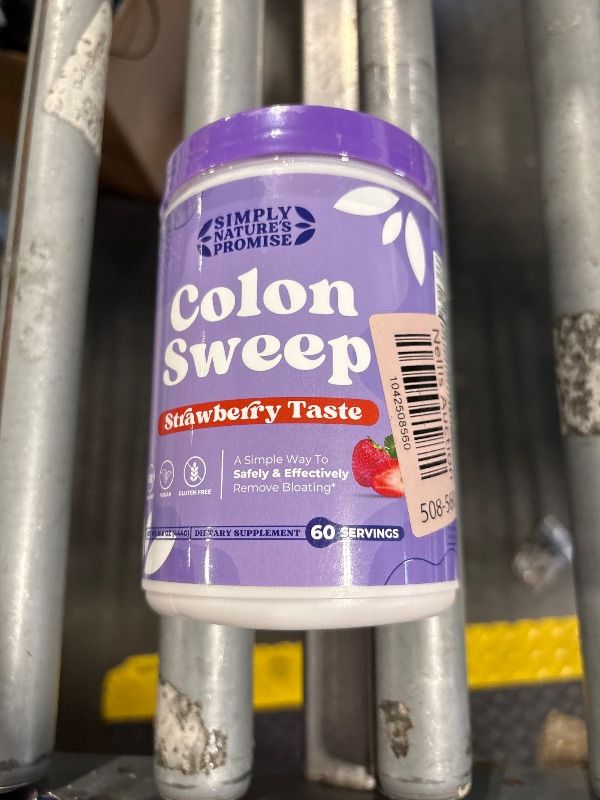 Photo 2 of ColonSweep - Psyllium Husk Powder Colon Cleanser, Vegan, Gluten-Free Fiber Supplement, Safe Colon Cleanse for Constipation Relief, Bloating Relief, and Colon Health EXP 10/25      