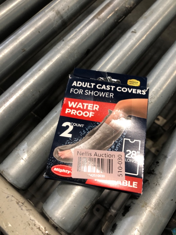 Photo 1 of 100% Waterproof Cast Covers for Shower Leg - Tight Seal - Reusable Adult 2pk Half Leg Cast Protectors - Knee, Ankle, Foot