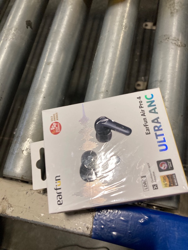 Photo 1 of  ####SEALED#####EarFun Air Pro 4 Adaptive Hybrid Noise Canceling Wireless Earbuds, Qualcomm Snapdragon Sound, aptX™ Lossless, 6 Mics AI CVC 8.0 Call, LDAC Hi-Res Audio, 52H Playtime, Bluetooth 5.4, in-Ear Detection