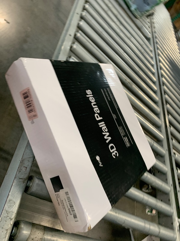 Photo 1 of   Art3d 33-Pack 3D Wall Panels for Interior Wall Decor, Textured Accent Wall Paneling for Living Room, Bedroom, TV Wall Background, 12"x12" Black