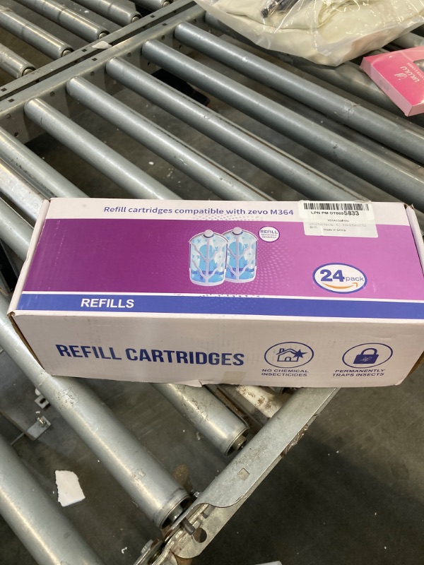 Photo 1 of 24 Pack Refill Cartridge Compatible with Zevo Plug-in Light Refill M364 M364A and Max, Zeevo Refill, Zebo Cartridge