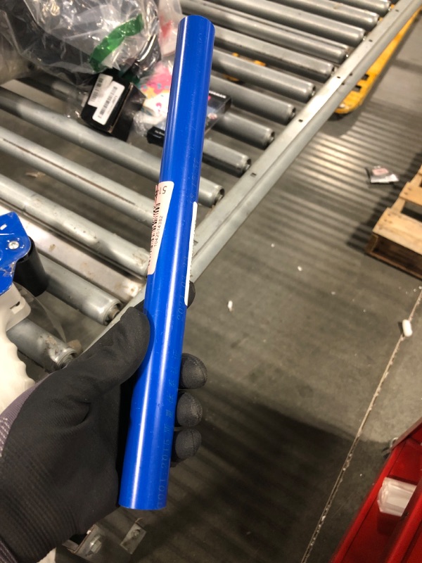 Photo 1 of MECCANIXITY 1 Inch Blue PVC Rigid Tube Round Pipe 21mm(7/8") ID 25mm OD 12" High Impact for Water Pipe, Aquarium, Fish Tank, Greenhouse Garden, Blue
