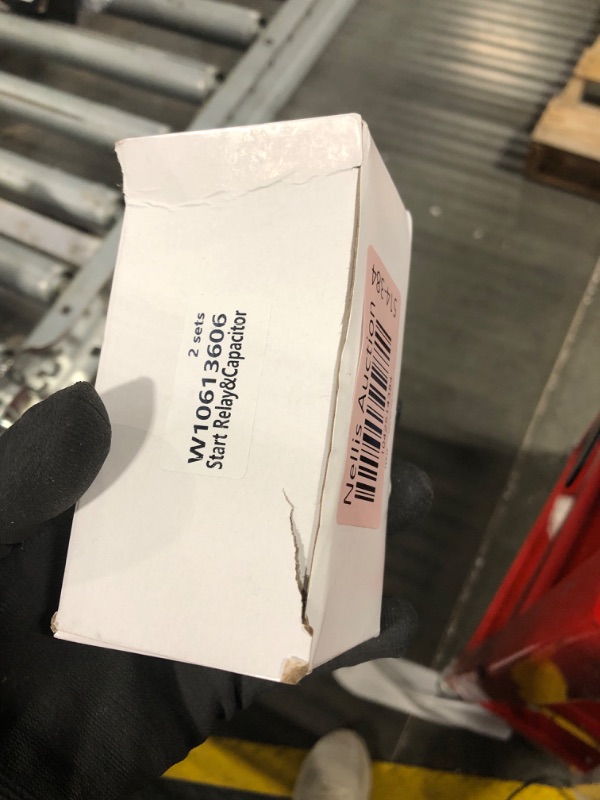 Photo 1 of W10613606 Refrigerator Compressor Start Relay and Capacitor by Seentech Compatible with Whirlpool, Kenmore, Frid-ges. Replace Part Number: W10416065, PS8746522, 67003186 - Pack of 2