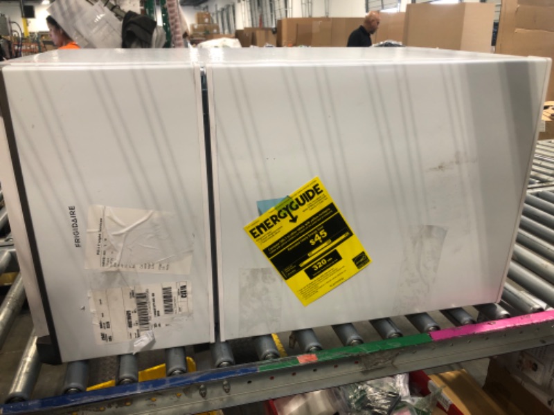 Photo 1 of **SIMILAR ITEMS** Frigidaire Compact Refrigerator with Top Freezer - 2 Door Fridge with 3.2 Cu Ft, Contemporary Series, Platinum