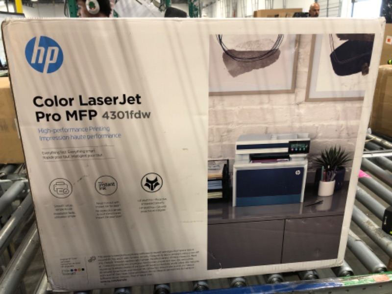 Photo 1 of HP Color LaserJet Pro MFP 4301fdw Wireless All-in-One Color Laser Printer, Scanner, Copier, Fax, Best-for-Office