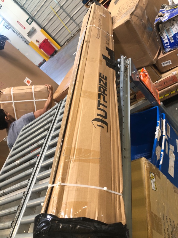 Photo 1 of OUTPRIZE Motorcycle Hitch Carrier 400LBS, Lightweight Robust Aluminum Dirt Bike Hitch Carrier with 4.5' Longer Ramp, Tie-Down Straps and Hitch Tightener, 2" Receiver, 5.5" Wide Tire