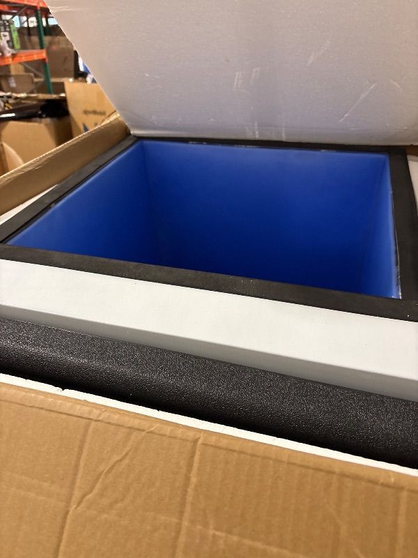 Photo 1 of **MISSING SEVERAL PIECES**Commercial Ice Maker Storage Bin 250lbs Capacity Stainless Steel Ice Storage Bin. 
