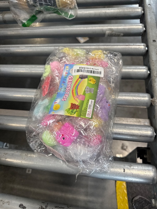 Photo 1 of 100 Pack Squishies Toys, Tiny Mochi Squishy Fidget Toys Random Bulk Party Favors for Kids 4- 8 8-12 Goodie Bag Pinata Stocking Stuffers Classroom Prizes Treasure Box Egg Fillers Girls