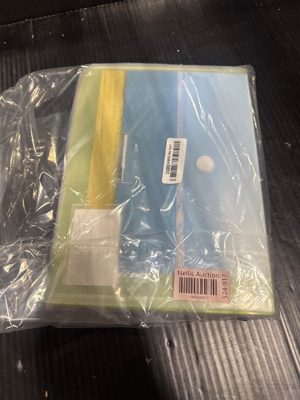 Photo 1 of 10 Pack Plastic File Folders with Label Pockets - US Letter & A4 Size Clear Document Envelopes, Assorted Color Poly Organizers for Office School Supplies