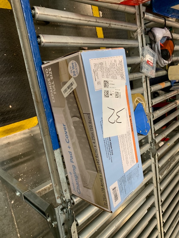 Photo 1 of Jool Baby Soft Changing Pad + Washable Cover, Non-Slip - Fits Standard Changing Tables & Dressers (Gray)