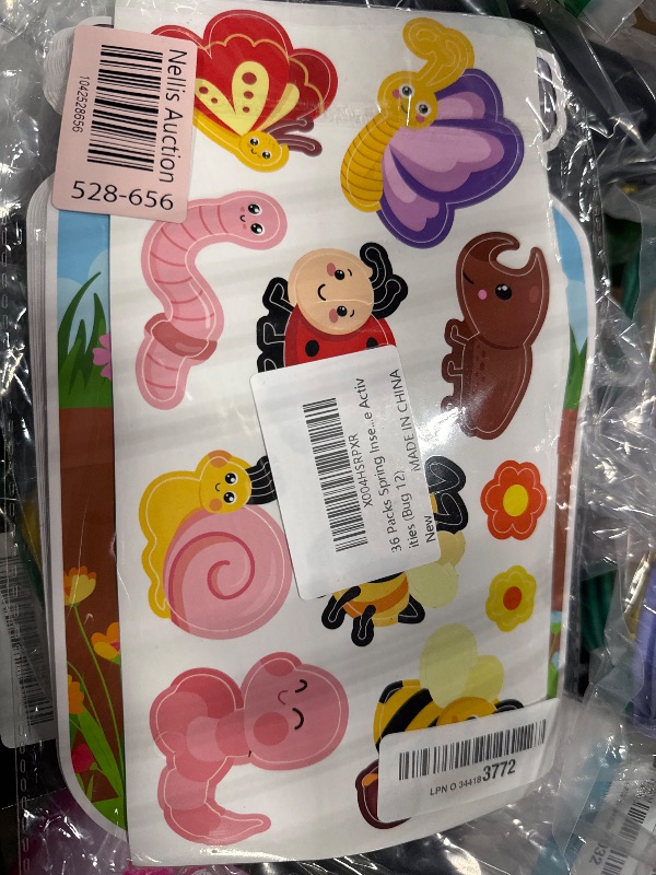 Photo 1 of 12 Packs Summer Insect Craft Kits, Make Your Own Bug Paper Craft Set, Spring DIY Art Craft Kits for School Home Game Activities (Bug 12)
