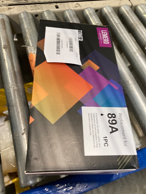 Photo 1 of   89A with Chip Black Toner Cartridge Replacement for HP 89A Black Toner Cartridge 89X CF289A CF289X for Laserjet Enterprise M507dn M507n   M507x MFP M528dn M528c Printer, 1 Pack