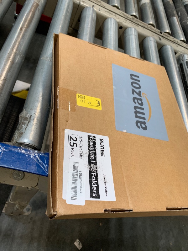 Photo 1 of SUNEE Hanging File Folders Extra Capacity Assorted Colors, 25 Pack Letter Size File Folders with 1/5-cut Tabs, Heavy Duty 1 Inch Expansion, Stay Organized for Your Home and Office Bulk File